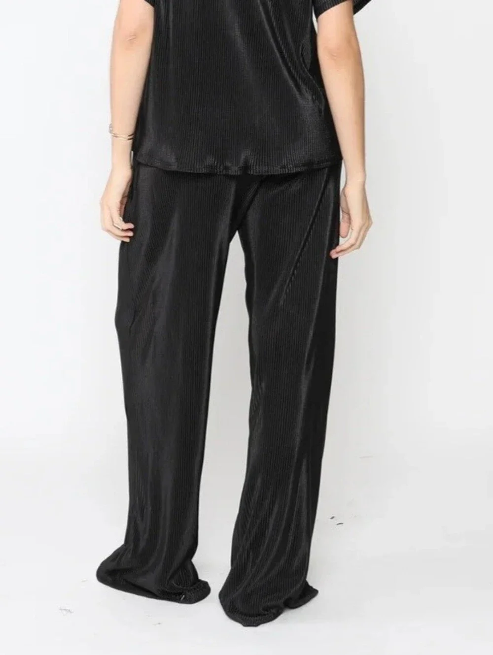 Ripley Rader Black Micropleat Longe Pants